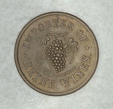 Civil War Token - 1861 to 1865 - Importer of Rhine Wines / H.J. Bang Res... - £38.70 GBP