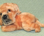 1981 DAKIN PUPPY HOUND DOG NUT SHELL Plush Stuffed Animal 9&quot; KOREA Layin... - $16.20