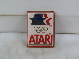 1984 Summer Olympic Games Sponsor Pin - Atari Video Games - Inlaid Pin  - £23.09 GBP