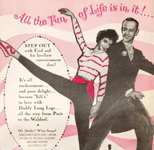 1955 Daddy Long Legs Movie Film Advertisement Fred Astaire Leslie Caron ... - €25,67 EUR