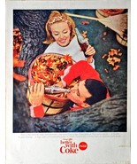 Coca Cola Things Go Better With Coke Fall Autumn Fall Oct-1965 Vintage P... - €7,74 EUR