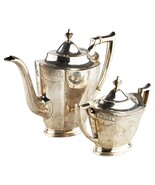 Vintage Internazionale Argento Azienda Sterling Caffettiera E Zuccheriera - $54,851.20 MXN