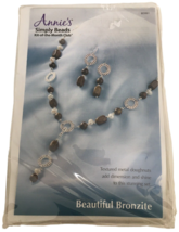 Annies Simply Beads Jewelry Making Kit Beautiful Bronzite Set Necklace E... - $19.99