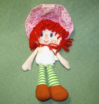 Vintage Strawberry Shortcake Kenner 15&quot; Plush Stuffed Rag Doll Character Toy - £9.26 GBP