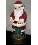 Santa Claus Bottle Vintage 12&quot; Christmas Ceramic Decanter Christmas Cheer - $180.15 MXN