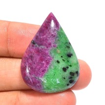 Cabochon en forme de poire zoisite rubis pierre précieuse en vrac pour l... - £12.49 GBP