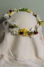 Summer Lovin Head Wreath  Renaissance Wedding  / Handfasting / Hand Crafted - £41.56 GBP