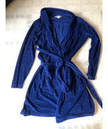 COLDWATER CREEK Robe w/Pockets Large Lace Accented Belted - $32.36