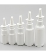 Fujiyuan 5 pcs Empty Nasal Spray Plastic Bottles Pump Sprayer White Stor... - $4.66
