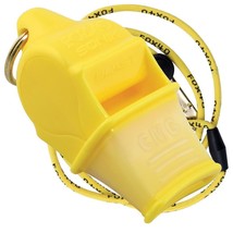 Yellow Fox 40 Sonik Blast Cmg Whistle Official Coach Safety Rescue Free Lanyard - £8.78 GBP