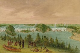 George Catlin Father Hennepin and Companions at the Falls of St. Anthony Giclee - £30.66 GBP+