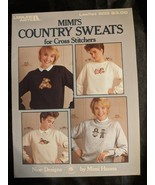 Mimi&#39;s Country Sweats for Counted Cross Stitch Leaflet by Leisure Arts  ... - $168.17 MXN