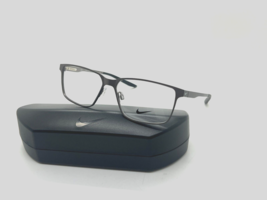 NEW NIKE NK8048 071 BRUSHED GUNMETAL OPTICAL Eyeglasses FRAME 55-14-140MM - £46.42 GBP