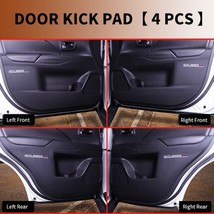 Car Door Anti-kick Pad PU Leather Anti-dirty Waterproof Pad Interior Mod... - £33.63 GBP