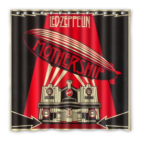 New!!! Led Zeppelin Custom Waterproof Polyester Shower Curtain 4 Size Item image 6