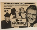 Steve Landesberg Television Show TV Guide Print Ad TPA6 - £6.20 GBP