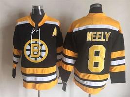 Bruins #8 Cam Neely Jersey Old Style Uniform Black - £38.53 GBP