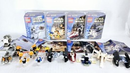 Lot of 9 Lego Star Wars Mini Building Vehicles 4484, 4485, 4486, 4487 &amp; ... - £39.86 GBP