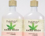 2 Bottles My Beauty Spot 16.3 Oz Hemp Seed Oil &amp; Rosehip Hand Wash With ... - £22.83 GBP