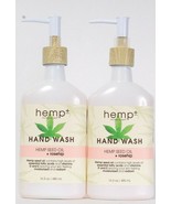 2 Bottles My Beauty Spot 16.3 Oz Hemp Seed Oil &amp; Rosehip Hand Wash With ... - £23.14 GBP