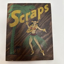 1940&#39;s Hand Painted Hawaiian Hula Girl Scrapbook - $29.95