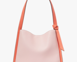 Kate Spade Knott Large Shoulder Bag Pink White Orange Leather Purse K438... - $197.99