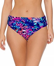 Bikini Swim Bottoms Navy Multicolor Size 6 ISLAND ESCAPE $29 - NWT - £7.20 GBP