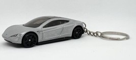 Custom Key Chain Tesla Roadster Fathers Day Birthday Gift Tesla Lover - £18.56 GBP