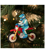 The Christmas Shoppe Dirt Bike Rider Christmas Ornament - $236.76 MXN