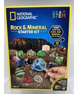 National Geographic Rock &amp; Mineral Starter Kit STEM 15 Specimens COMBINE... - £6.26 GBP