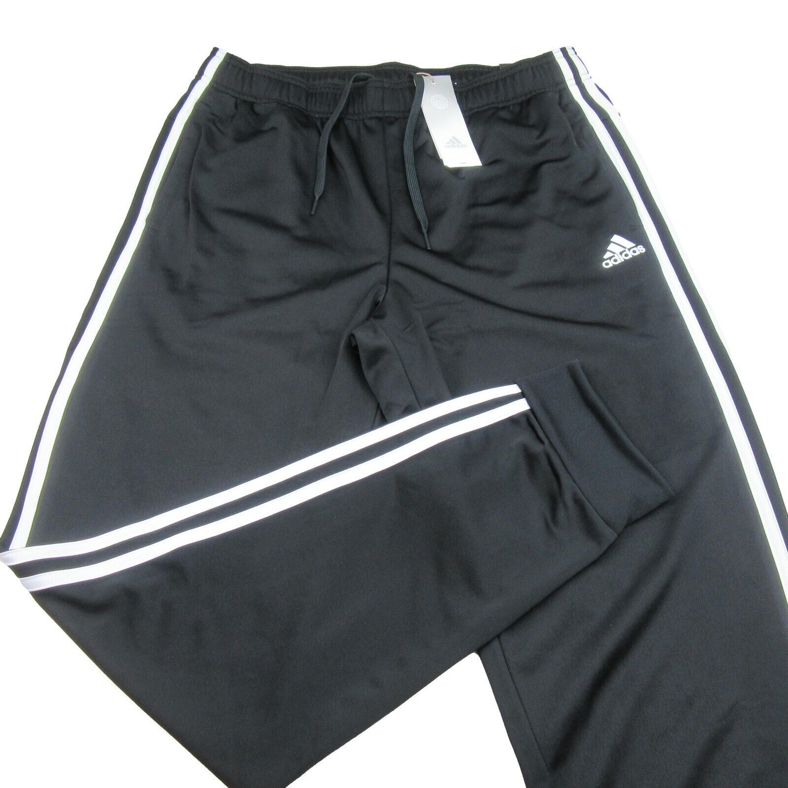 Primary image for Adidas Essentials Tapered 3-Stripes Jogger Pants Mens Size Large NEW H46105
