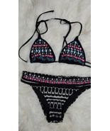 Nanette Lepore Floral Adjustable Triangle Swim Bikini Top XS + BOTTOMS sz S - $51.00 CAD