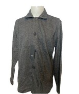 NWT Men&#39;s Matinique MAjules Collar Long Sleeve Shirt Dark Gray Melange XL - $611.70 MXN