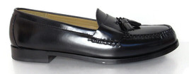 COLE HAAN MEN&#39;S PINCH TASSEL BLACK HAND-SEWN LEATHER LOAFER, 03506 - £95.34 GBP