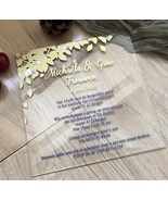 Free design Acrylic 10pcs wedding invitations cards,Baptism Invitations ... - £25.18 GBP