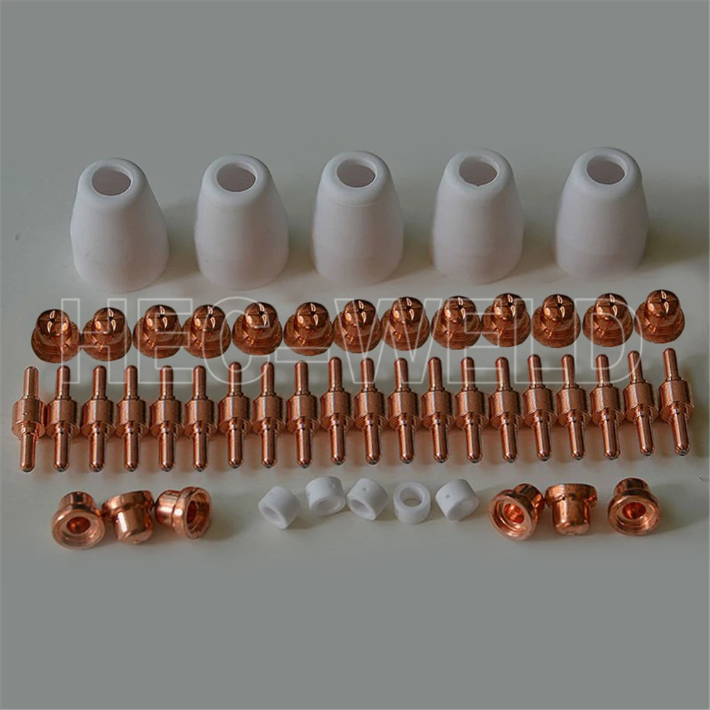 50pcs PT-31 LG-40 Plasma Ferenta Cutter Torch Consumables KIT Electrodes TIPS No - $67.80