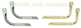 PREMIUM LOWRIDER Quadruple Twisted Bicycle Mufflers Chrome &amp; Gold Show Part - $44.54+