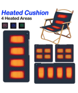 USB Heated Seat Cushion With 3 Heat Levels for Home or Camping - $29.99+