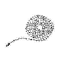 uxcell Pull Chain Extension 3.28 Ft Stainless Steel 4.5mm Beaded for Lig... - $14.99