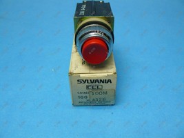 Sylvania/CCL 100MA12B Push Button 22.5MM Momentary Red 2 NO/2NC New - $19.99