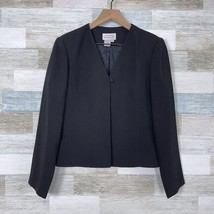 Adrianna Papell One Button Bolero Evening Jacket Black Lined Cocktail Wo... - £12.99 GBP