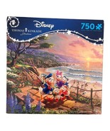Thomas Kinkade Disney Dreams Donald  Duck and Daisy Jigsaw Puzzle 750 Pc... - $14.03