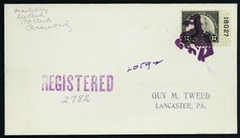 Small Bronco Rider in deep purple Registered Fancy Cancel Cover - Stuart... - £139.86 GBP