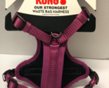 Kong Waste Bag Harness Dog SMALL FUSCHIA Ultra Durable Pocket Strongest NEW - $14.85