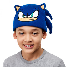 Sonic the Hedgehog Kid&#39;s Knit Beanie Blue - £19.64 GBP