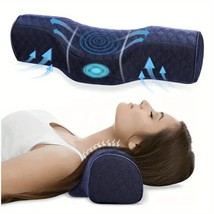 1pc Cervical Neck Pillow For Sleeping, Memory Foam Pillow Neck Bolster Pillow - £19.98 GBP