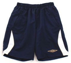 Umbro Blue SX Long Woven Brief Lined Athletic Shorts Men&#39;s Size Small S NWT - £39.30 GBP
