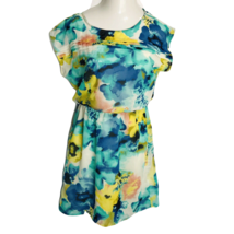 Sunny Leigh Cute Dress ~  Sz S ~ Colorful ~ Lined ~ Above Knee  - £17.62 GBP