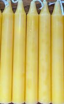 5 Yellow Chime (Mini) Ritual Spell Candles! - $3.91