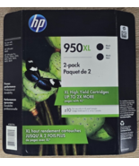 HP 950XL Black 2 pack Ink Cartridges - Genuine Brand New Sealed - $19.75